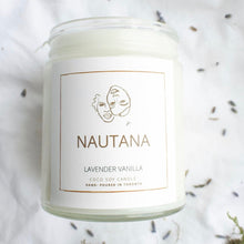Load image into Gallery viewer, Nautana Lavender Vanilla Soy Candle
