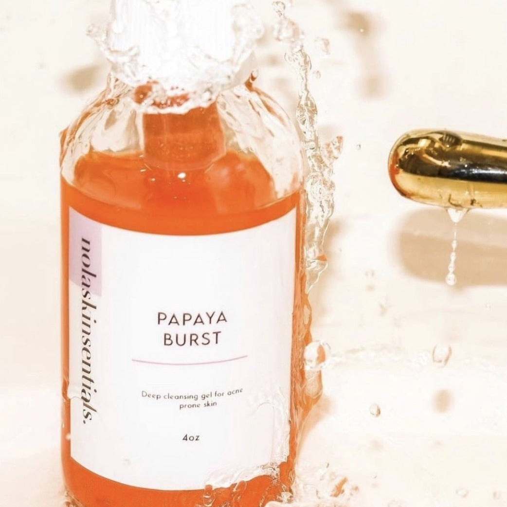 Nolaskinsentials Papaya Burst Cleansing gel for acne prone skin