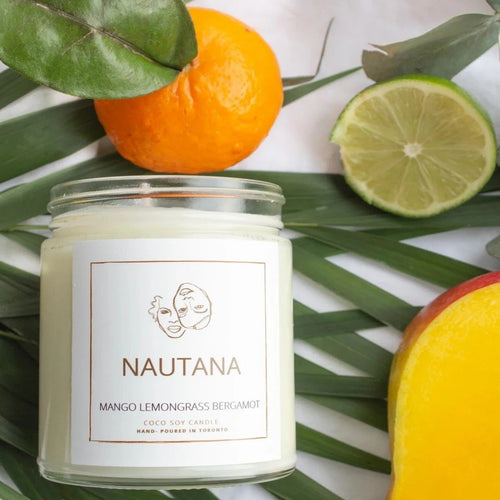 Nautana Mango lemongrass candle