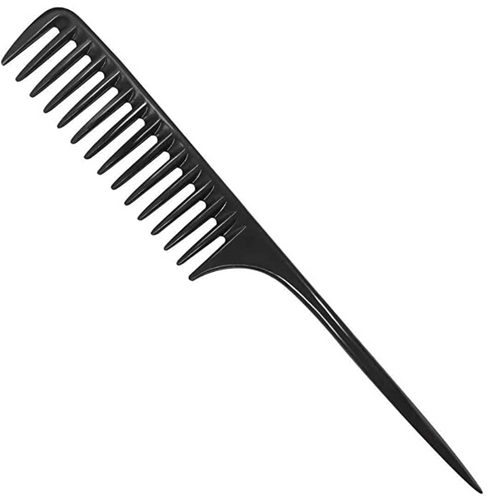 Wide Tooth Comb Black 