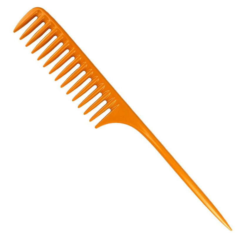 Wide Tooth Comb Orange